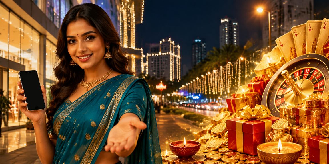 Player enjoying mobile casino app in Bangalore city setting