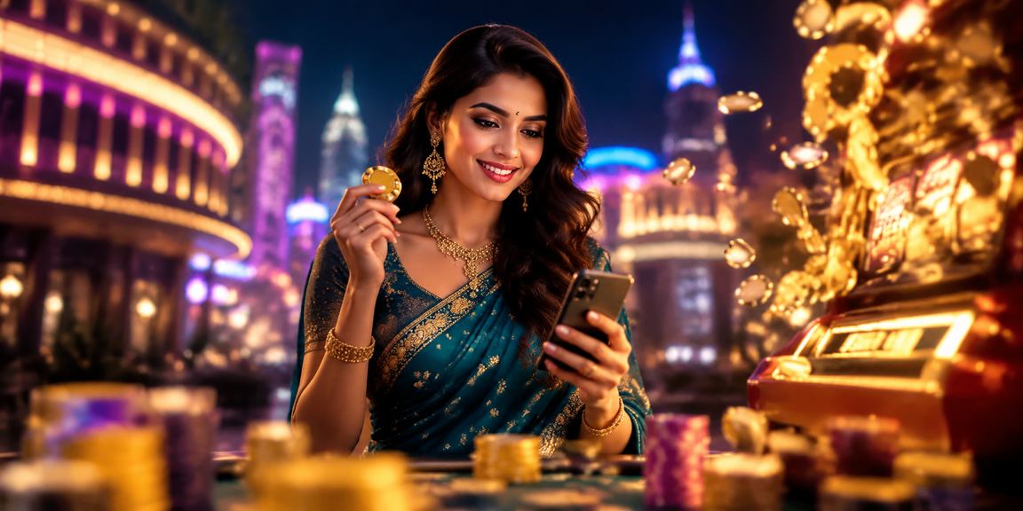 Relaxed person playing slot game in Delhi