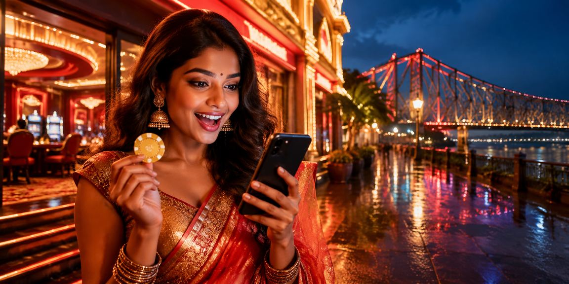 Mobile casino signup at Kolkata Howrah Bridge